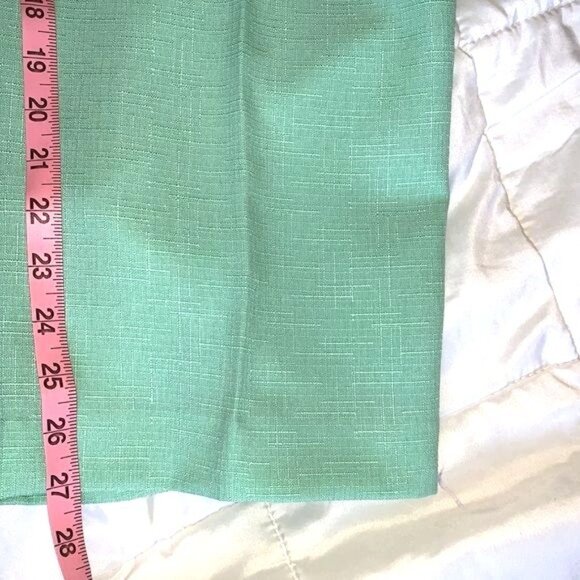 Alfred Dunner Womens Elastic Waist Aqua Pants Size 16W Textured Fabric Machine W - Picture 8 of 8
